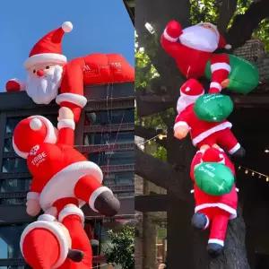 크리스마스 산타풍선 에어벌룬 인테리어 공기인형
