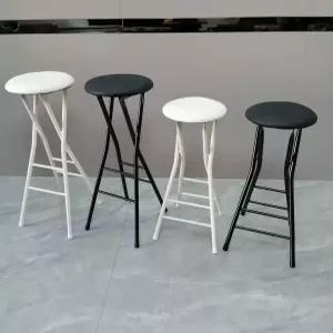 접이식 높은의자 카운터 벤치 심플한 라운지 앉은키