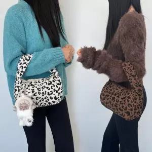 호피코듀백 레오펙 토트미니 소가 여성 핸드폰 패션잡화 백 이너백 미니백 여권 클러치 휴대폰 백 체인 다