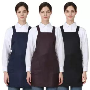 엉덩이덮는 X형 앞치마 주방 미용 다용도 앞치마 워크라인 앞치마세상 김장