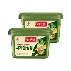 해찬들 사계절 쌈장 500g x2개