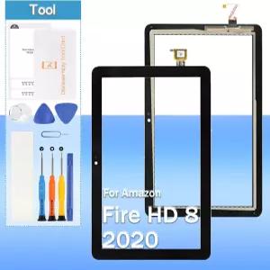 Amazon Fire HD 8 / 플러스 10세대 2020 터치스크린 교체용 Yondista 도구 포함 K72LL3 K72LL4 전면 유리