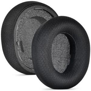 [미국배송] 노바 프로 무선 이어패드 - 스틸시리즈 아크티스 헤드폰과 호환되는 디펜 교체 이어 쿠션(스틸시리즈 7 모델에 맞지 않음)(블랙 통기성 패브릭)