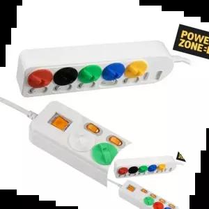 선정리 멀티탭 콘센트 화이트 천하지엘씨) 안전커버(CH4WT