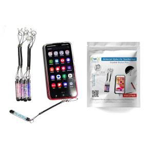 [미국배송] 아이폰호환 ANDROID 아이패드호환 삼성호환 및 태블릿에서 노인을 위한 터치스크린 비전기적 간편한 터치 인터랙션을 무선 시티 크리스탈 정전식 유니버설 스타일러스 펜. 4 IN