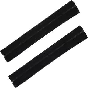 2PCS 사무용 의자 팔 커버 탈착식 신축성 방수 패드 스판덱스 자카드 팔걸이 보호 커버(블랙)