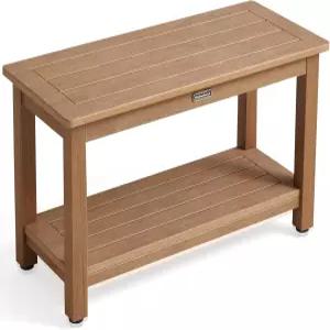 30인치 대형 샤워 벤치 시트 내부 방수용 폴리 목재 욕조 의자 발을 조절할 수 있는 다리 면도용 HDPS 욕실