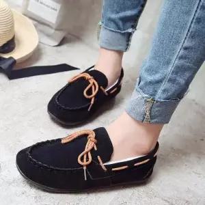 낮은굽 편한 로퍼 털신발 여성로퍼 겨울구두