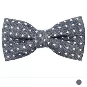 흰별 글리터 보타이 W11DFCD