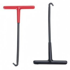 바이크 오토바이 발 지지대 용 T 자형 핸들 스프링 후크 클러치 배기 파이프 분해 유지 보수 도구 당기는