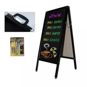 양면 블랙 보드 판 인테리어 카페 A형 스탠드 입간판 W5FE229