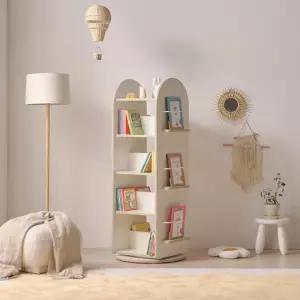 CP101 전면 책꽂이 5단 회전책장 1color