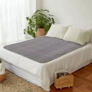 더블 안전보호 온수매트 EMF 9 중 도토온돌 온열 매트 전기 장판 요 방석 거실 카페트 담요 발열 캠핑 수면 발온 침대 이블 열기