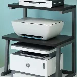 팩스 거치대 프린터 수납 선반 이동식 탁상