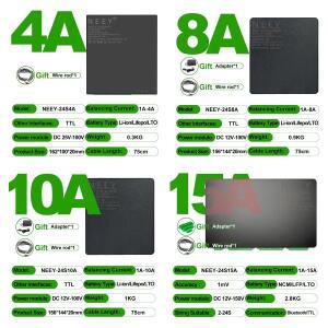 NEEY 4TH 스마트 4A 8A 10A 15A 액티브 밸런서 Lifepo4 배터리 2S ~ 24S 20V 48V 100V 리튬 LTO 야외  이퀄