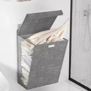 사각 벽걸이 세탁 빨래 바구니 수거함 대형 (WFKADRS)