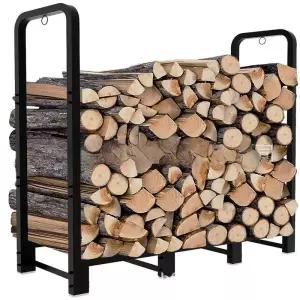 장작 수납대 받침대 땔감 보관함 선반 스탠드 랙 야외 수납 통나무 글램핑 보관 나무 감성.