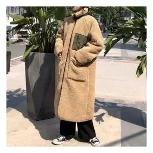 후리스 플리스 뽀글이 점퍼 자켓 집업 여성 롱 양털 캐주얼룩 긴 948699