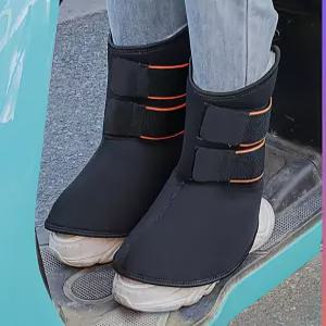 오토바이발목 부츠 보호대 가죽 방수 방한 겨울 배달대행 라이딩 투어링 미끄럼 방지 용품