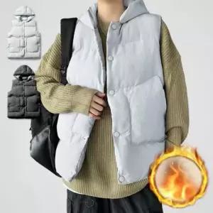 [라일리의류] Rly 숏패딩 남자조끼 무지 남녀공용 작업조끼 조끼  44240050)