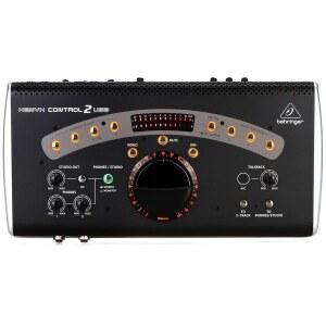 VCA 제어 및 USB 오디오 인터페이스를 갖춘 베링거 XENYX CONTROL2USB 하이엔드 스튜디오 통신 센터