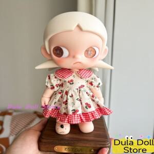 몽테조이 듀라 인형 옷 핑크 체리 드레스 지가