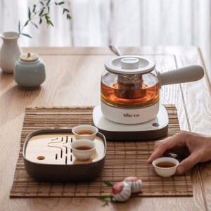 곰돌이 웰빙포트 ZCQ-A05S1 사무실 소형 미니 유리 차 끓이기 백흑차 보이 전기 스토브