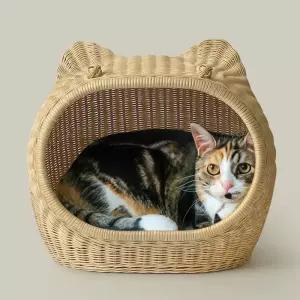 루마라탄 펫하우스 강아지집 고양이 숨숨집 내추럴