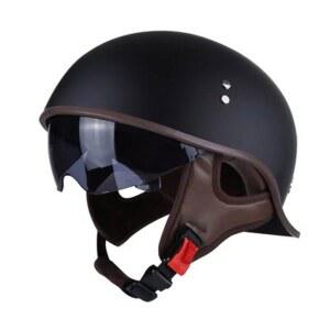 레트로 할리헬멧 클래식바이크 할리데이비슨 오토바이여름헬멧 스쿠터 005(블랙 경량 ) 반모 XL