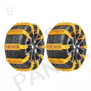 스노우 체인 케이블 미끄럼 비상시 장착 스파이크형 타이어 레드판다몰 탈출용 방지 우레탄 자동차 겨울 눈