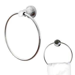 고리형 스텐 타공 수건 거치대 원형 타올 옷 걸이