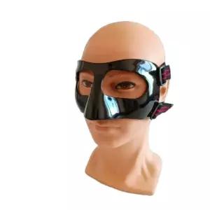 스포츠 운동 코보호대 농구 페이스쉴드 안면 축구 충돌 두꺼운 충격 방지 블랙 얼굴 마스크