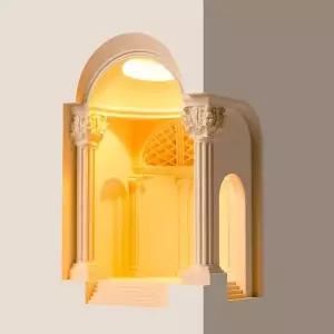 감성 인테리어 액자 빈티지 화분 디자인 꽃병 포인터 석고 벽등 피렌체 코너 램프 매립형 센서 궁전 벽감