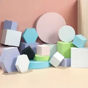 소형 전시다이 디스플레이박스 촬영소품 스툴 진열대 W9A9F76