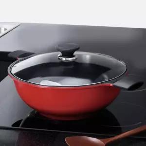 라체나 전골 찌개냄비 인덕션냄비 36cm 샤브샤브냄비 대용량 점보웍 IH