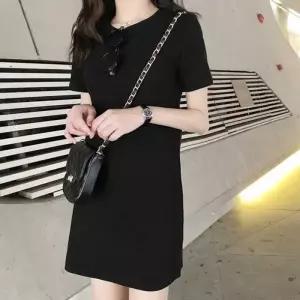 미니원피스 쉬폰원피스 반팔 화이트원피스 스퀘어넥원피스 여름롱원피스