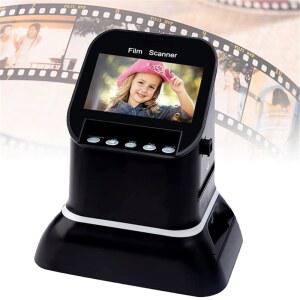 고해상도 120 필름 스캐너 22 메가픽셀 슬라이드 네거티브 포토 디지털 35mm 135 126KPK 컨버터 4 3인치 LCD