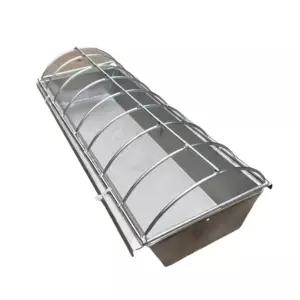 닭모이통 양계장 사료통 병아리 조류 먹이통 급식기 스테인리스 모이통