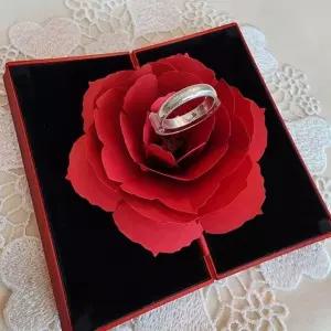 프로포즈 입체 장미 반지케이스 (WFKAZY4)