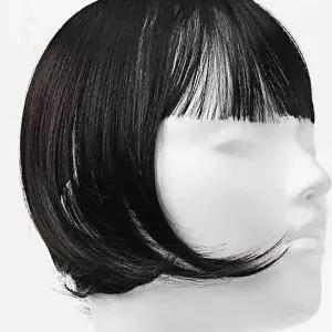 [하프클럽/]블랙 정수리가발 헤어 뽕 앞머리 가발 부분 여자가발