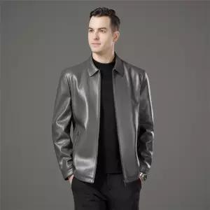 남자 캐주얼 점퍼 블루종항공 항공 하이닝 리얼 가죽옷 추동 기모 보온 코트 고급 양가죽 자켓 힛템