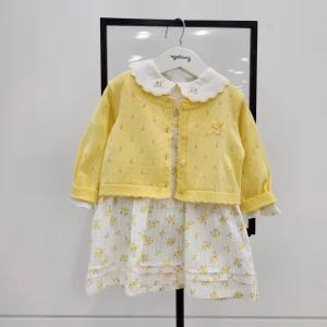 [아가방]니아플로럴가디건원피스세트01T124057_SH