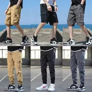 [하프클럽/]9부 스웨트팬츠 5부 카고 남성반바지 카고바지