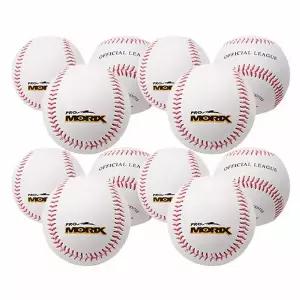 프로모릭스 경식 야구공 12개입 1P 경기 연습 캐치볼