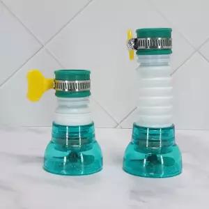 360도 수도꼭지 회전 헤드 절수 세면대 싱크대 각도 조절 다방향