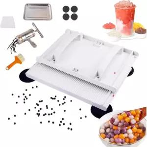 TREYX 타피오카 펄 성형기 소형 가정용 수동 알약 문지르기 보드 전통 한약 제조기(12mm)