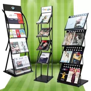 잡지 팜플렛 꽂이 잡지꽂이 회전식 홍보물 카달로그 거치대