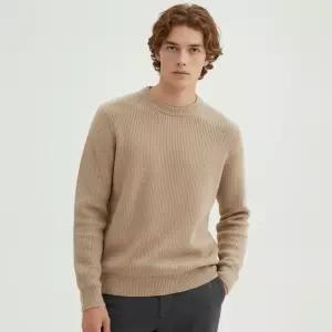 스파오소프트얀 헤어리 라운드넥 스웨터_SPKWF4TC01