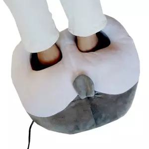 발난로 발열 방석 쿠션 손난로 극세사 그레이 시바견궁둥이 USB