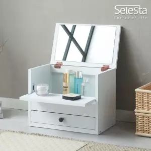 화장 대 좌식 서랍장 품정리대 콘솔 미니 수납 함 큐